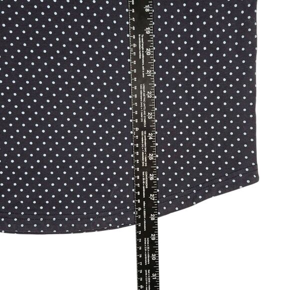 BYLT Shirt (Mens Medium) Drop Cut Polo Lux Short Sleeve Performance Blue Spotted - Picture 6 of 6